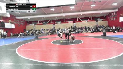 115 lbs Champ. Round 1 - Rylan Shell, San Ramon Valley vs Cordova Bac, Pittsburg