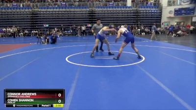 144 lbs Champ. Round 2 - Cohen Shannon, FINDLAY vs Connor Andrews, Springfield (Holland)