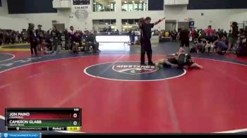 145 lbs Cons. Round 1 - Jon Paino, Chaparral vs Cameron Glabb, Costa Mesa