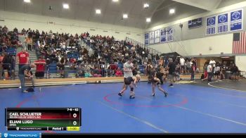 62 lbs 3rd Place Match - Cael Schlueter, Rough House Wrestling vs Eliani Lugo, Open