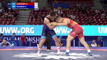87 kg 1/4 Final - Mykyta Alieksieiev, Ukraine vs Vigen Nazaryan, Armenia