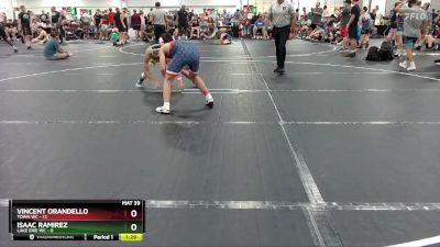 113 lbs Round 3 (6 Team) - Vincent Orandello, Town WC vs Isaac Ramirez, Lake Erie WC