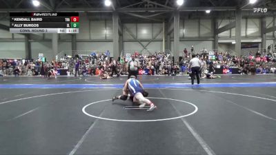 145 lbs Cons. Round 2 - Ally Burgos, Silver Lake vs Kendall Baird, Trailhands