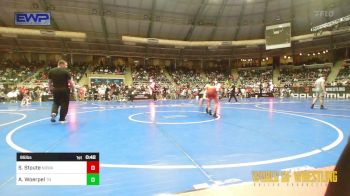 95 lbs Consi Of 8 #2 - Sy Stoute, North Desoto Wrestling Academy vs AJ Woerpel, Team Nazar