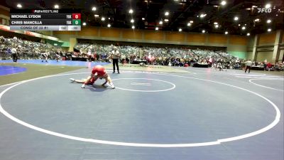 138 lbs Consi Of 32 #1 - Michael Lydon, Yukon vs Chris Mancilla, Yukon