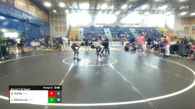 120 lbs Round 7 (8 Team) - Ariah Mills, Athens Christian vs Noah Massey, Eagles WC