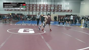 126 lbs Consi Of 8 #2 - Mason MacDonald, Dedham vs Jakob Hulett, Lynnfield/N.Reading