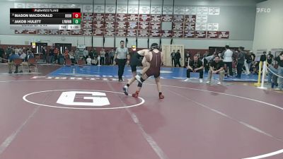 126 lbs Consi Of 8 #2 - Mason MacDonald, Dedham vs Jakob Hulett, Lynnfield/N.Reading