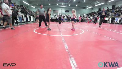 83 lbs Rr Rnd 1 - Bryar Burch, Team Tulsa Wrestling Club vs Kiah Vieira, Muskogee Rougher Youth Wrestling