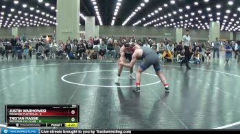 165 lbs Placement (4 Team) - Tristan Massie, Wisconsin-Eau Claire vs Justin Warmowksi, Wisconsin-Platteville