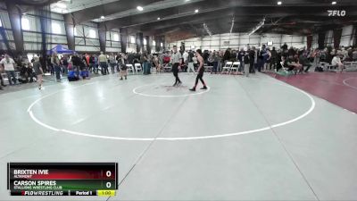 90 lbs Cons. Semi - Brixten Ivie, Altamont vs Carson Spires, Stallions Wrestling Club