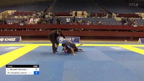 Lily Nevaeh Barroso vs Maria Eduarda Lima Ayres 2024 Pan IBJJF Jiu-Jitsu No-Gi Championship