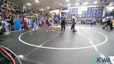 92-96 lbs Rr Rnd 2 - Wheston Moudy, Division Bell Wrestling vs Frankie Robertson, Hennessey Takedown Club