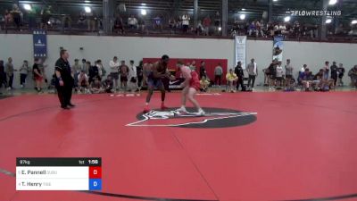 97 kg Quarterfinal - Eli Pannell, Dubuque RTC vs Tereus Henry, Tiger Den Wrestling Club