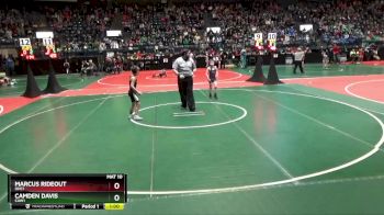 75 lbs Cons. Round 4 - Marcus Rideout, OHC1 vs Camden Davis, CAW1