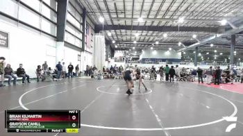 138 lbs Quarterfinal - Grayson Cahill, Great Neck Wrestling Club vs Brian Kilmartin, Newport News