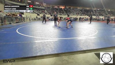 118 lbs Consi Of 32 #2 - Katelin Anderson, Prime Wrestling vs Presley Lowe, Choctaw Jh