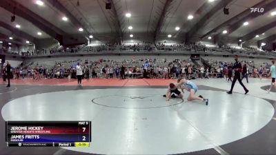 106 lbs Cons. Round 2 - James Fritts, Missouri vs Jerome Hickey, Greater Heights Wrestling