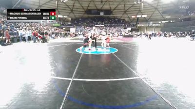 Boys 3A 215 lbs Champ. Round 3 - Ryan Pineda, Mountlake Terrace vs Magnus Schwabenbauer, Snohomish