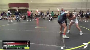 140 lbs Finals (8 Team) - Luke Thompson, Donahue WA vs Talon Worden, Team Gotcha