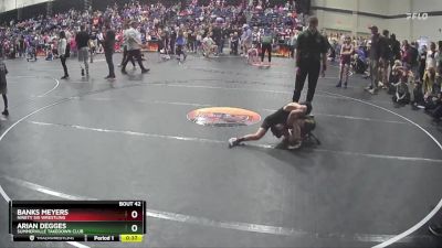 49 lbs Cons. Round 1 - Arian Degges, Summerville Takedown Club vs Banks Meyers, Ninety Six Wrestling