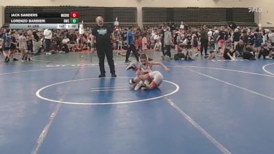 61 lbs Rr Rnd 7 - Jack Sanders, Mat Assassins White - ESE vs Lorenzo Barbieri, Ruthless 1 - ESE