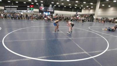 157 lbs Champ. Rd Of 128 - Carter Vazquez, Stallions Wrestling Club vs Owen Dennis, Ohio