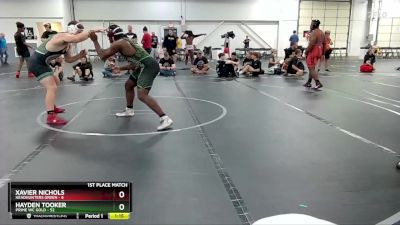 190 lbs Finals (2 Team) - Xavier Nichols, Headhunters Green vs Hayden Tooker, Prime WC Gold