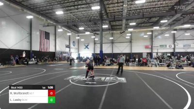 122 lbs Rr Rnd 4 - Roman Wullbrandt, No Team vs Luke Lasby, Beaver Dam Wrestling Club