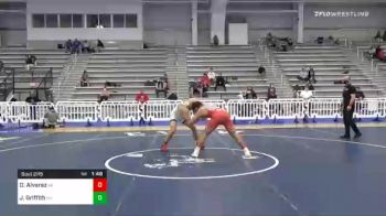 170 lbs Quarterfinal - Omaury Alvarez, GA vs Justin Griffith, NJ