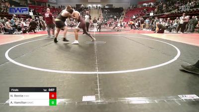 Final - Noah Rentie, Eufaula Ironheads Wrestling Club vs Aayden Hamilton, Broken Arrow Wrestling Club