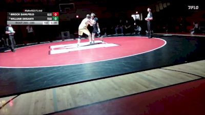285 lbs 1st Place Match - Brock Sahlfeld, Glencoe vs William DeSanti, Forest Grove