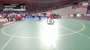 5A Boys 285 lbs Semifinal - Isaac Jordan, Lebanon Boys vs Peighton Rofinot, Thurston Boys