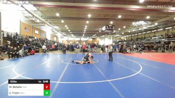 120 lbs Consi Of 8 #2 - Matthew Botello, Hingham vs Cameron Frost, Bonny Eagle