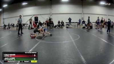 80 lbs Finals (2 Team) - Jack Lauer, Mat Warriors vs Cole Maver, Buxton