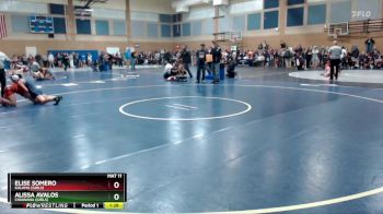 130lbs Champ. Round 2 - Alissa Avalos, Chiawana (Girls) vs Elise Somero, Kalama (Girls)