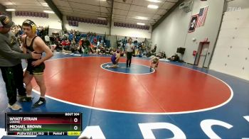 132B Cons. Round 2 - Wyatt Strain, Laramie vs Michael Brown, Campbell County
