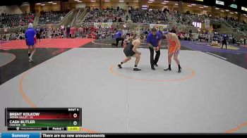 172 lbs Round 3 (4 Team) - Brent Kolkow, Hidden Valley vs Cash Butler, Cascade