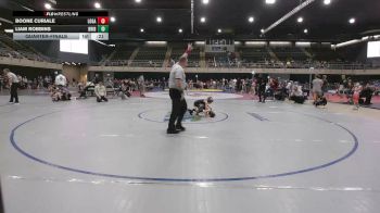 56 lbs Quarterfinal - Boone Curiale, Logan vs Liam Robbins, Bridgeton