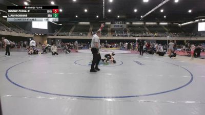 56 lbs Quarterfinal - Boone Curiale, Logan vs Liam Robbins, Bridgeton