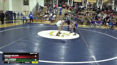 115 lbs Quarterfinal - Mason Nelson, Tallassee vs Abe Haskins, Houston Academy