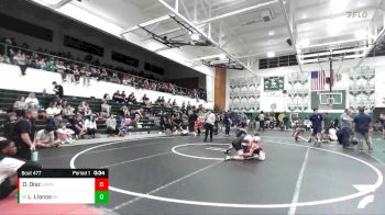 113 lbs Cons. Round 3 - Luis Llanos, San Clemente vs David Diaz, Lawndale