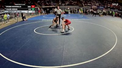 D 1 126 lbs Champ. Round 1 - Caleb Herod, Slidell vs Ryder Rousselle, Brother Martin