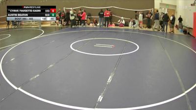 165 lbs Cons. Round 4 - Cyrus Fausette-Sadri, Evergreen vs Austin Beaton, West Linn