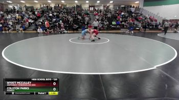 120 lbs Cons. Round 1 - Wyatt Mcculley, Southwest Timberwolves Kids vs Colston Parks, MoWest