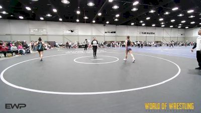 125 lbs Final - Jordan Allison, Aztec Lady Warriors K-6 vs Peyton Vasquez, Mat Warriors K-6