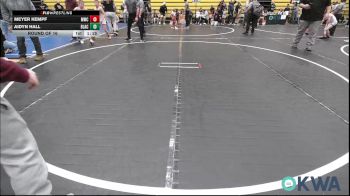 88 lbs Round Of 16 - Meyer Kempf, Maize Wrestling Club vs Aidyn Hall, Blackwell Wrestling Club
