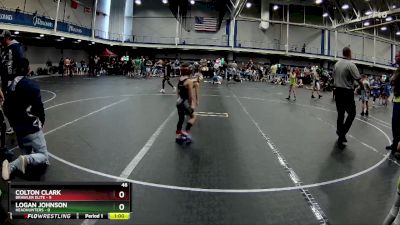 48 lbs Round 2 (10 Team) - Logan Johnson, Headhunters vs Colton Clark, Brawler Elite