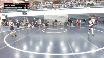 77 lbs Quarterfinal - Keller Green, Idaho vs Christian Collins-Garcia, Hawk Wrestling Club