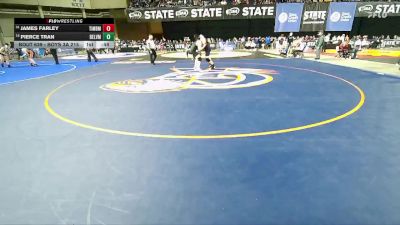 Boys 3A 215 lbs Cons. Round 3 - James Farley, Timberline vs Pierce Tran, Bellevue